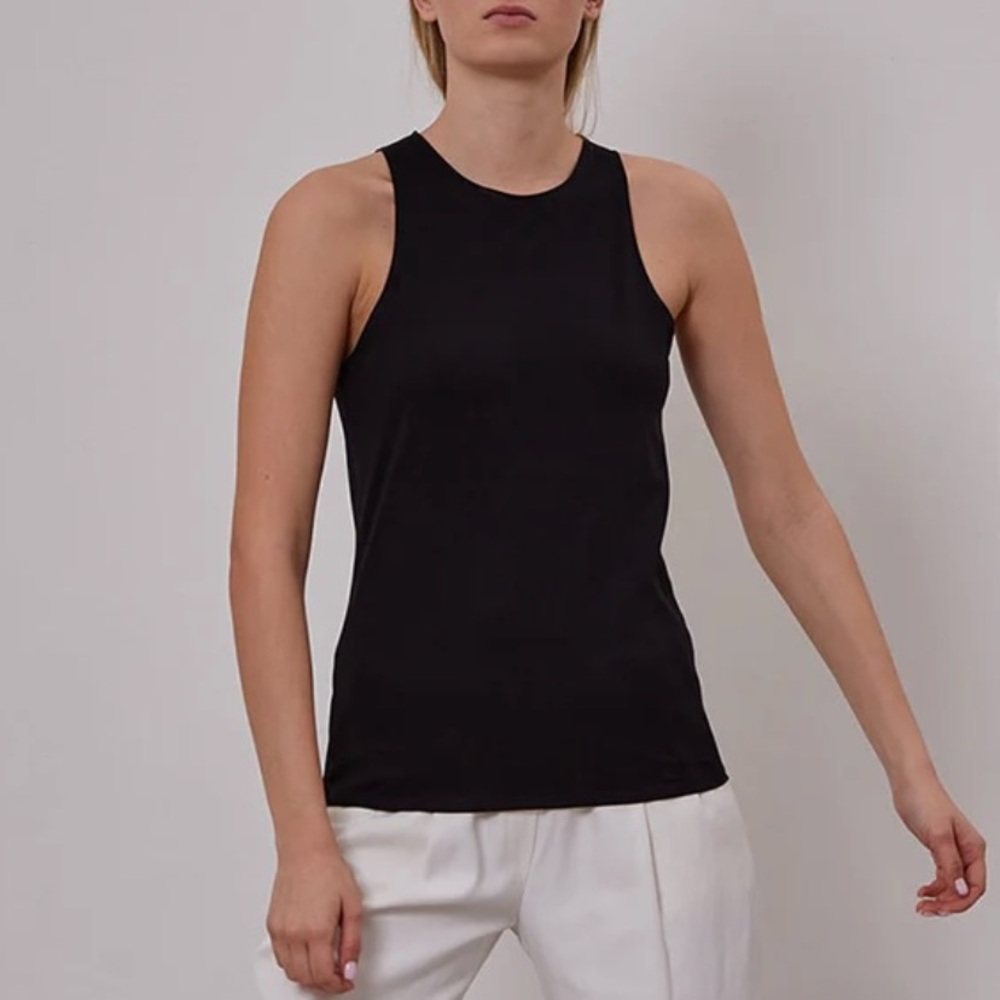 Loulou Studio mahina tank top black